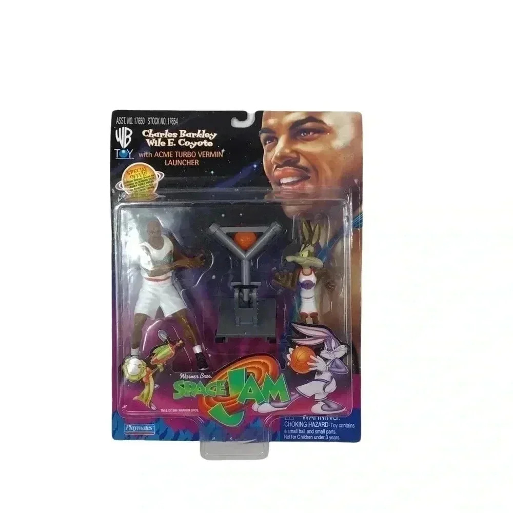 NWOT 1996 Charles Barkley Space Jam action figure